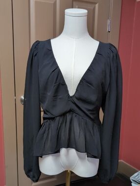 Going Out Peplum Top